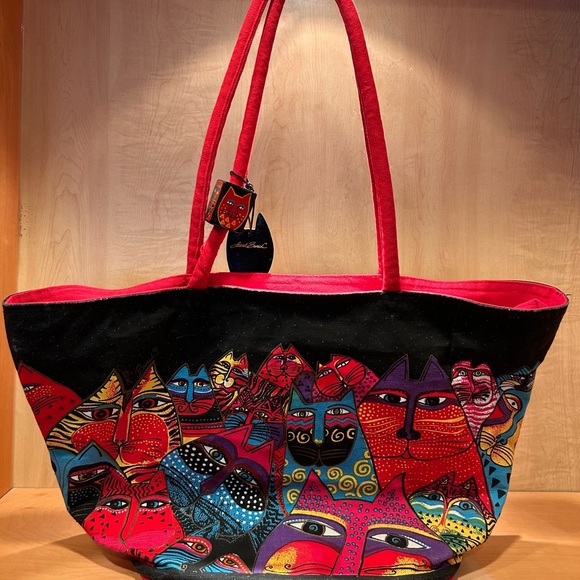Laurel Burch Cat Travel Bag - Picture 4 of 8